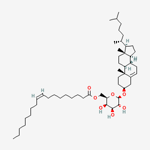 molecular formula C51H88O7 B1247656 cholesteryl 6-O-oleoyl-beta-D-galactoside 