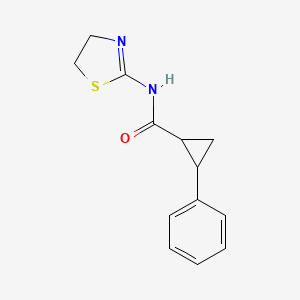 N-(4,5-dihydro-1,3-thiazol-2-yl)-2-phenylcyclopropanecarboxamide