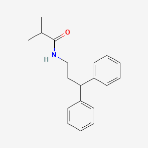 N-(3,3-diphenylpropyl)-2-methylpropanamide