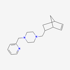 1-(Bicyclo[2.2.1]hept-5-en-2-ylmethyl)-4-(pyridin-2-ylmethyl)piperazine