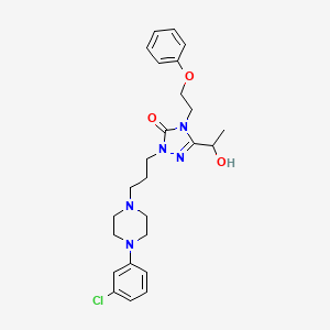 molecular formula C25H32ClN5O3 B1247664 Hydroxynefazodone CAS No. 98159-82-1
