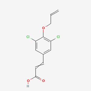 (E)-3-(4-(allyloxy)-3,5-dichlorophenyl)acrylic acid