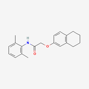 N-(2,6-dimethylphenyl)-2-(5,6,7,8-tetrahydronaphthalen-2-yloxy)acetamide