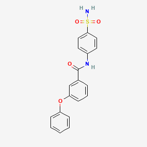 3-phenoxy-N-(4-sulfamoylphenyl)benzamide