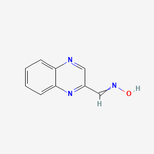 2-Quinoxalinecarboxaldehyde, oxime, (E)-