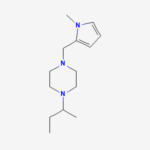 1-(butan-2-yl)-4-[(1-methyl-1H-pyrrol-2-yl)methyl]piperazine