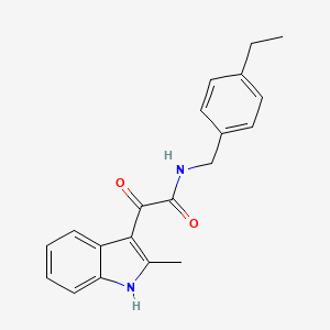 N-(4-ethylbenzyl)-2-(2-methyl-1H-indol-3-yl)-2-oxoacetamide