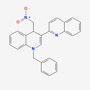 1'-Benzyl-4'-(nitromethyl)-1',4'-dihydro-2,3'-biquinoline