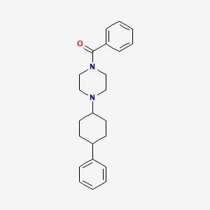 Phenyl[4-(4-phenylcyclohexyl)piperazin-1-yl]methanone