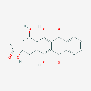 molecular formula C20H16O7 B1247698 4-Demethoxydaunomycinone 