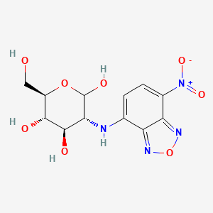 molecular formula C12H14N4O8 B1247702 2-(N-(7-nitrobenz-2-oxa-1,3-diazol-4-yl)amino)-2-deoxyglucose 