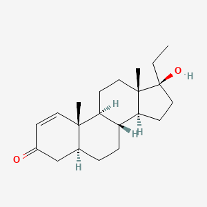 molecular formula C21H32O2 B1247705 17-Hydroxy-5alpha,17alpha-pregn-1-en-3-one 