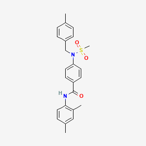 N-(2,4-dimethylphenyl)-4-[(4-methylbenzyl)(methylsulfonyl)amino]benzamide