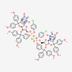 molecular formula C114H102BaCl2N4O26P2 B1247709 Dtucpp CAS No. 93134-69-1