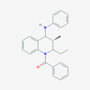 [(3S)-2-ethyl-3-methyl-4-(phenylamino)-3,4-dihydroquinolin-1(2H)-yl](phenyl)methanone