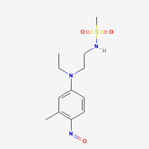 Methanesulfonamide, N-[2-[ethyl(3-methyl-4-nitrosophenyl)amino]ethyl]-