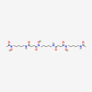 molecular formula C27H50N6O9 B1247711 Desferrioxamine D1 CAS No. 5722-48-5