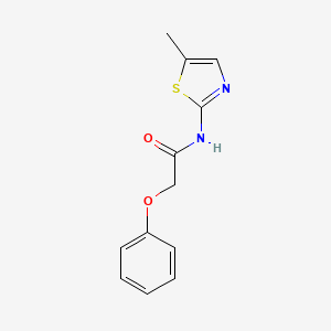 N-(5-methyl-1,3-thiazol-2-yl)-2-phenoxyacetamide