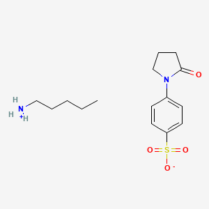 Pentan-1-aminium 4-(2-oxopyrrolidin-1-yl)benzenesulfonate