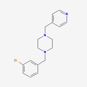 1-(3-Bromobenzyl)-4-(pyridin-4-ylmethyl)piperazine