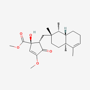 molecular formula C23H34O5 B1247714 Dysidenone B 