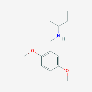 N-(2,5-dimethoxybenzyl)pentan-3-amine