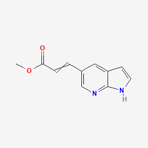 Methyl 3-{1H-pyrrolo[2,3-B]pyridin-5-YL}prop-2-enoate