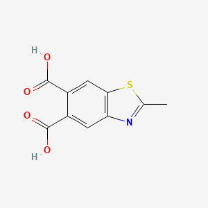 2-Methyl-1,3-benzothiazole-5,6-dicarboxylic acid