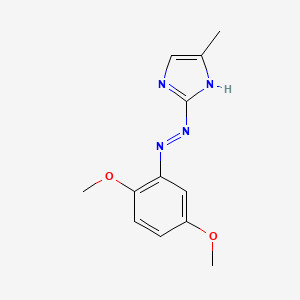 2-[(E)-(2,5-dimethoxyphenyl)diazenyl]-4-methyl-1H-imidazole