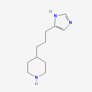 4-[3-(1h-Imidazol-4-yl)propyl]piperidine