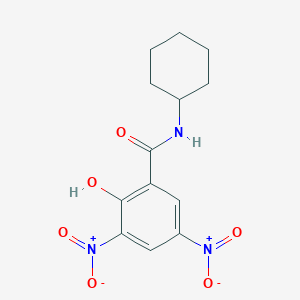 N-cyclohexyl-2-hydroxy-3,5-dinitrobenzamide