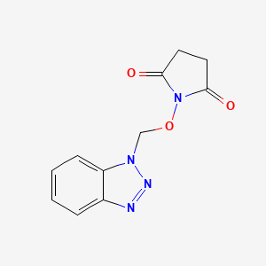 1-(1H-benzotriazol-1-ylmethoxy)pyrrolidine-2,5-dione