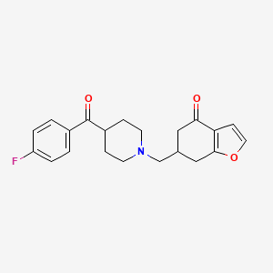 6-[4-(4-Fluorobenzoyl)piperidinomethyl]-6,7-dihydrobenzofuran-4(5H)-one