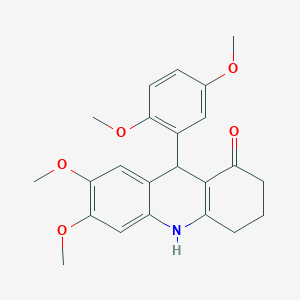 9-(2,5-dimethoxyphenyl)-6,7-dimethoxy-3,4,9,10-tetrahydroacridin-1(2H)-one