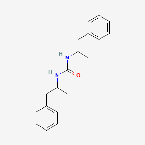 molecular formula C19H24N2O B12477485 1,3-Bis(1-phenylpropan-2-yl)urea 