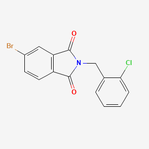 5-Bromo-2-[(2-chlorophenyl)methyl]isoindole-1,3-dione