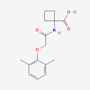 1-{[(2,6-Dimethylphenoxy)acetyl]amino}cyclobutanecarboxylic acid