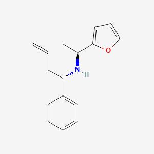 [(1S)-1-(furan-2-yl)ethyl][(1S)-1-phenylbut-3-en-1-yl]amine