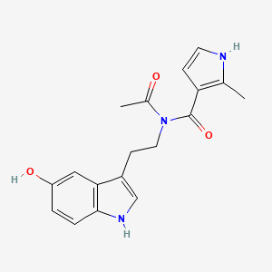 molecular formula C18H19N3O3 B1247757 蟾蜍灵 