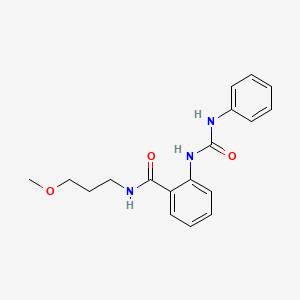 N-(3-methoxypropyl)-2-[(phenylcarbamoyl)amino]benzamide