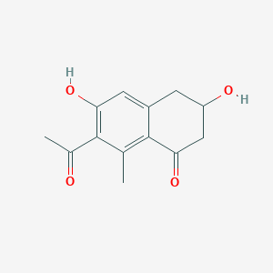 7-Acetyl-3,6-dihydroxy-8-methyl-tetralone