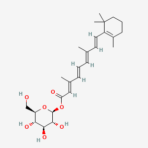 molecular formula C26H38O7 B1247769 Retinoic acid glucose ester CAS No. 71869-12-0