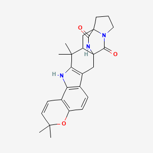 molecular formula C26H29N3O3 B1247771 斯蒂伐西丁A 