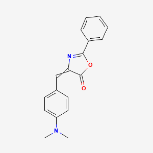 5(4H)-Oxazolone, 4-[[4-(dimethylamino)phenyl]methylene]-2-phenyl-