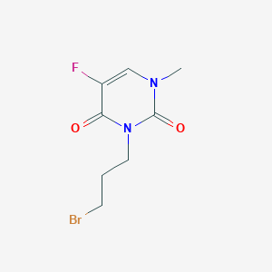 3-(3-Bromopropyl)-5-fluoro-1-methylpyrimidine-2,4-dione