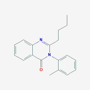 2-Butyl-3-(2-methylphenyl)quinazolin-4-one