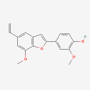 molecular formula C18H16O4 B1247781 Dehydroxymethylailanthoidol 