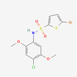 5-bromo-N-(4-chloro-2,5-dimethoxyphenyl)thiophene-2-sulfonamide