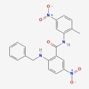 2-(benzylamino)-N-(2-methyl-5-nitrophenyl)-5-nitrobenzamide