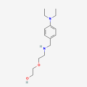 molecular formula C15H26N2O2 B12477867 2-(2-{[4-(Diethylamino)benzyl]amino}ethoxy)ethanol 